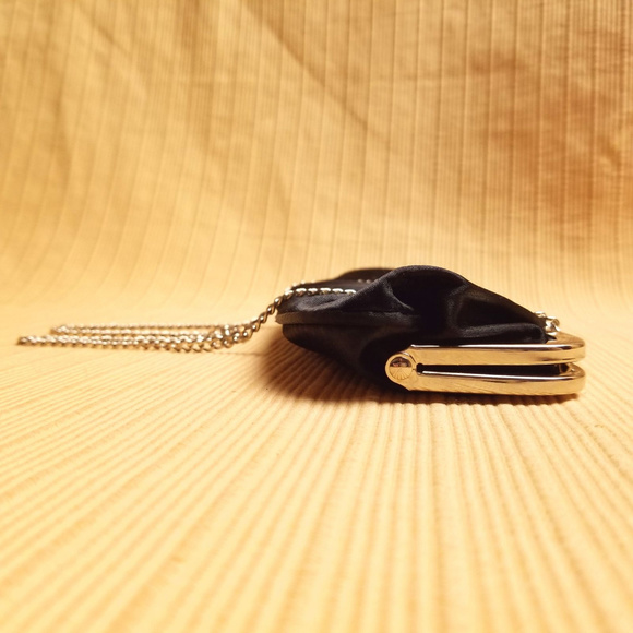 Aldo Satin Black Clutch - Picture 3 of 6